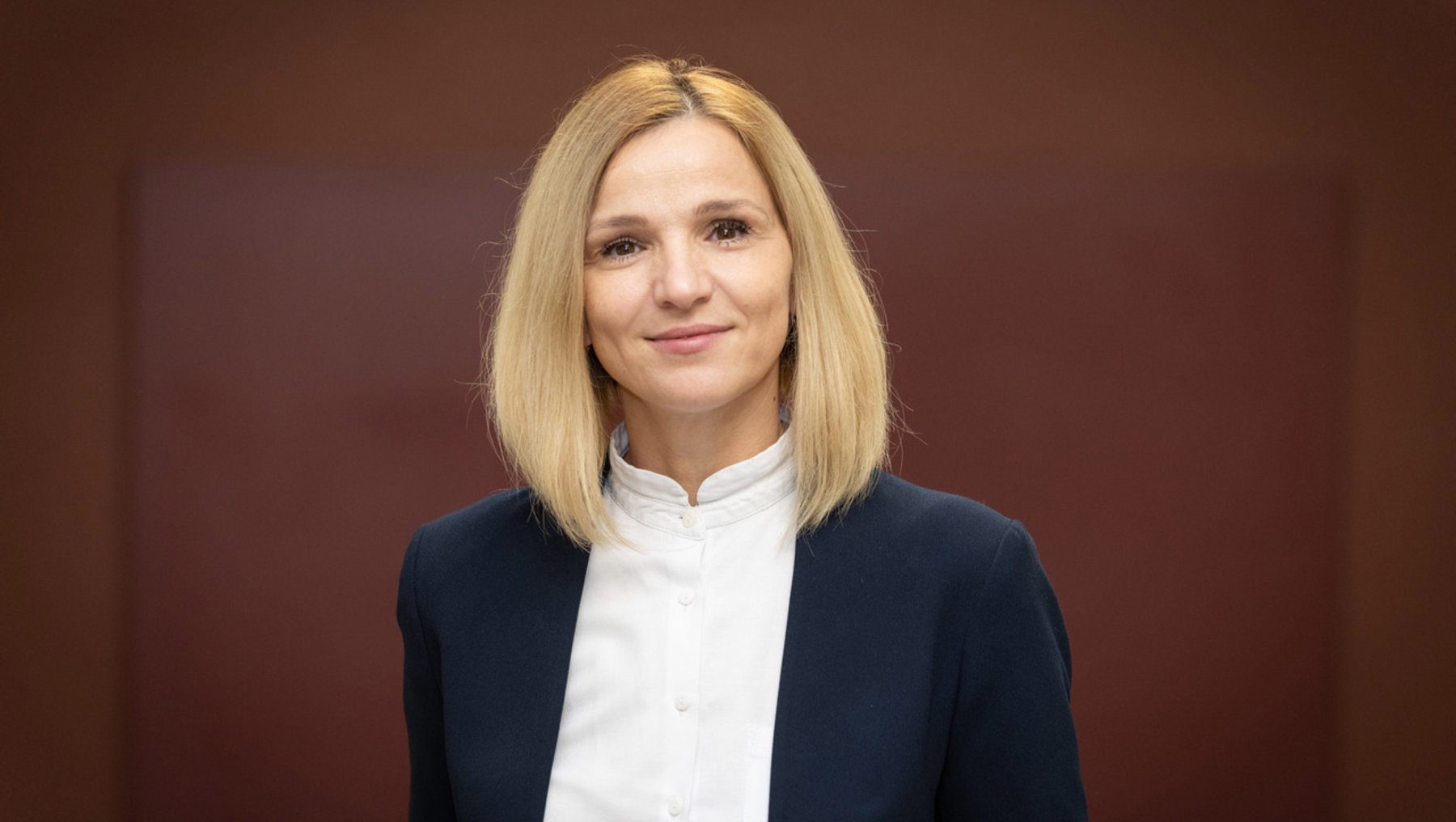 Die Leiterin des Landesstudienkollegs Oksana Vasylenko