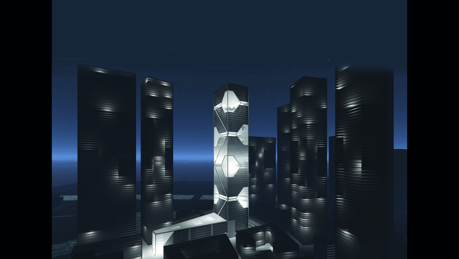 eVolo Skyscraper Frankfurt - Entwurf von Maria Luisa Günther und Christopher Jakobasch