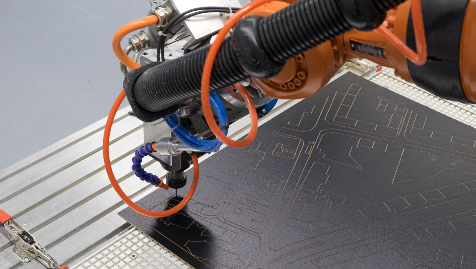 Materialspulen des 3D-Druckers