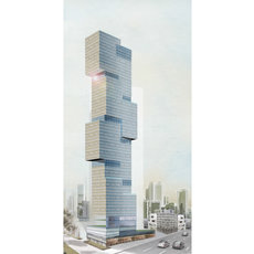 eVolo Skyscraper Frankfurt - Entwurf von Wu Zhao