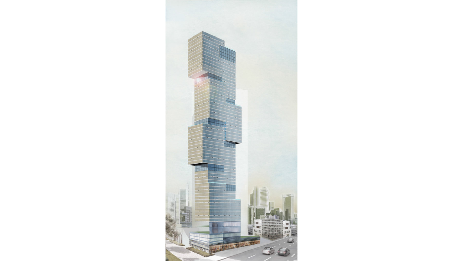 eVolo Skyscraper Frankfurt - Entwurf von Wu Zhao