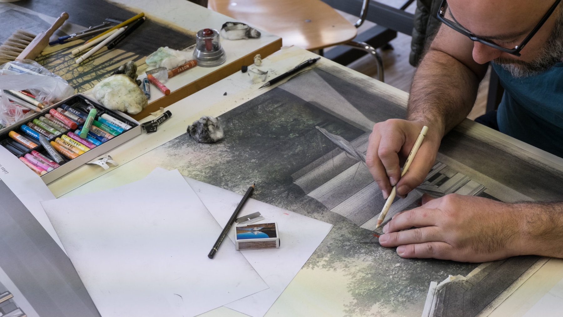 Workshop Colorierung mit Ölkreiden