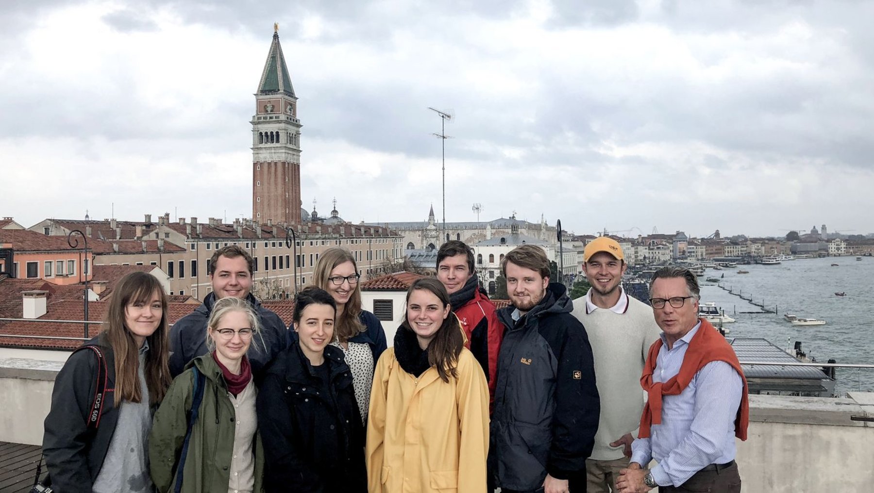 über den Dächern der Stadt mit Blick auf San Marco und die Lagune