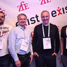 Die Gründungsberater des FOUND IT! Gründerzentrums zusammen mit dem Leiter FTGZ beim EXIST-Workshop 2026 in Rostock