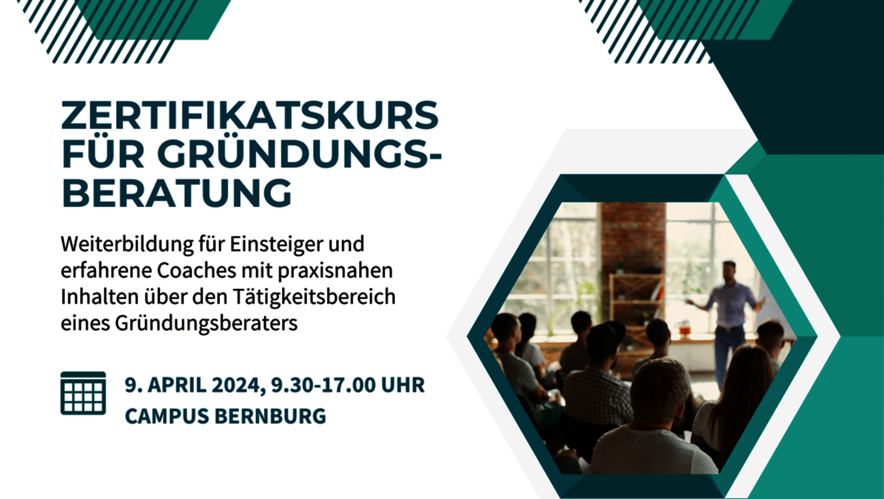 Zertifikatskurs für Gründungsberatung