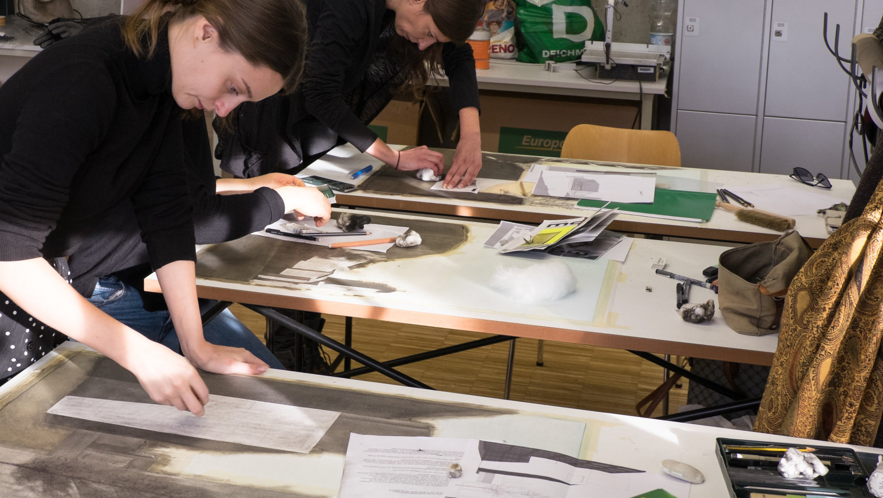 Workshop Colorierung mit Ölkreiden