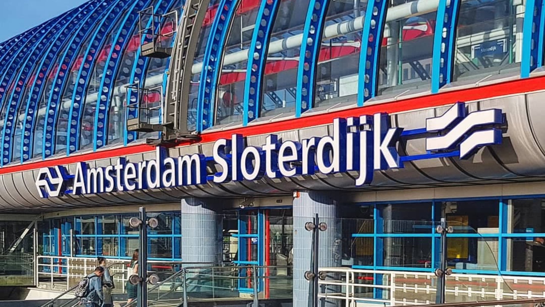 Urbane Szene in der Stadt Amsterdam