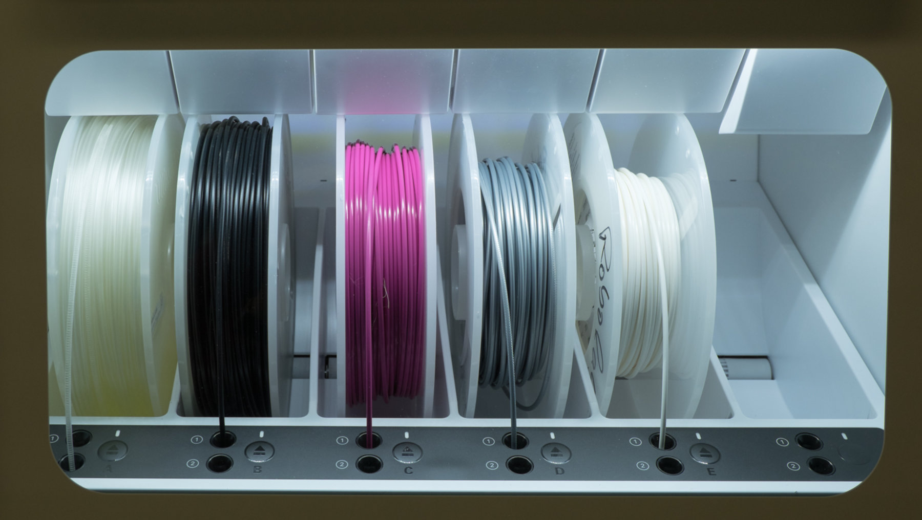 Materialspulen des 3D-Druckers