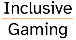 Für diese Abbildung kann als alternativer Text gewählt werden:

"Logo mit der Aufschrift 'Inclusive Gaming', bestehend aus den Worten 'Inclusive' oberhalb und 'Gaming' darunter, verbunden durch eine Linie."