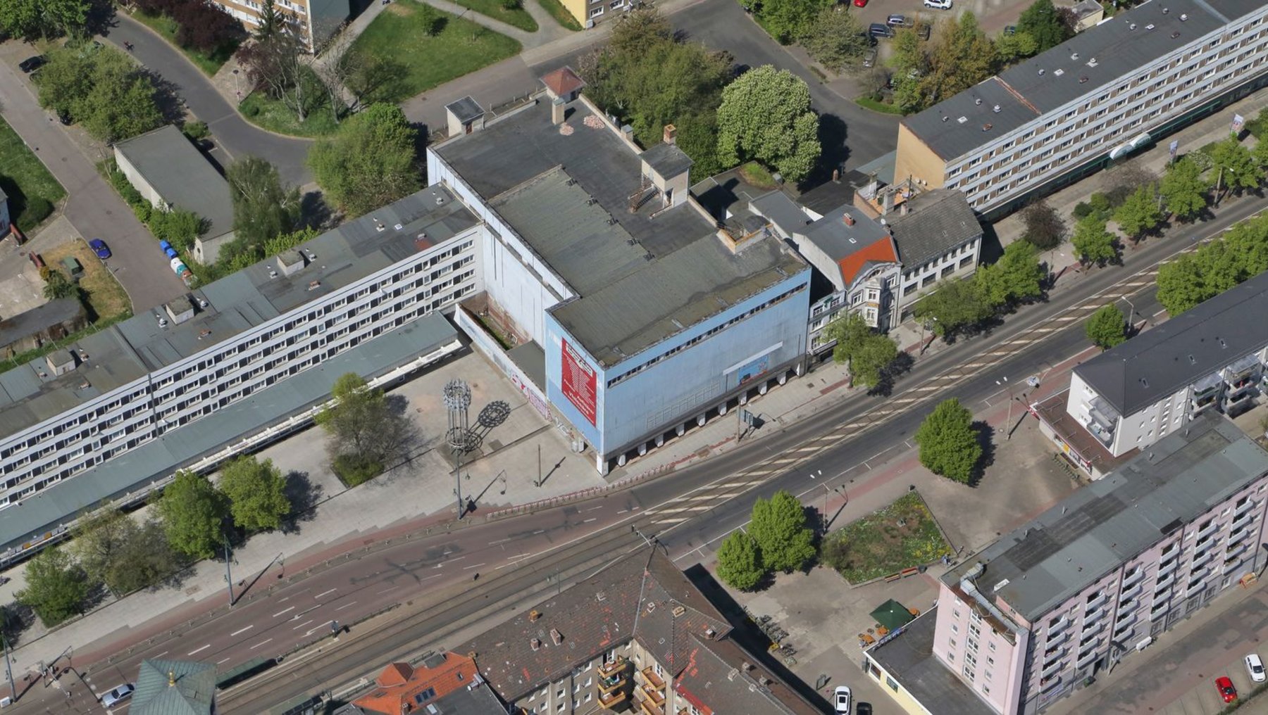 Luftaufnahme Kaufhaus Magnet, Juni 2016
