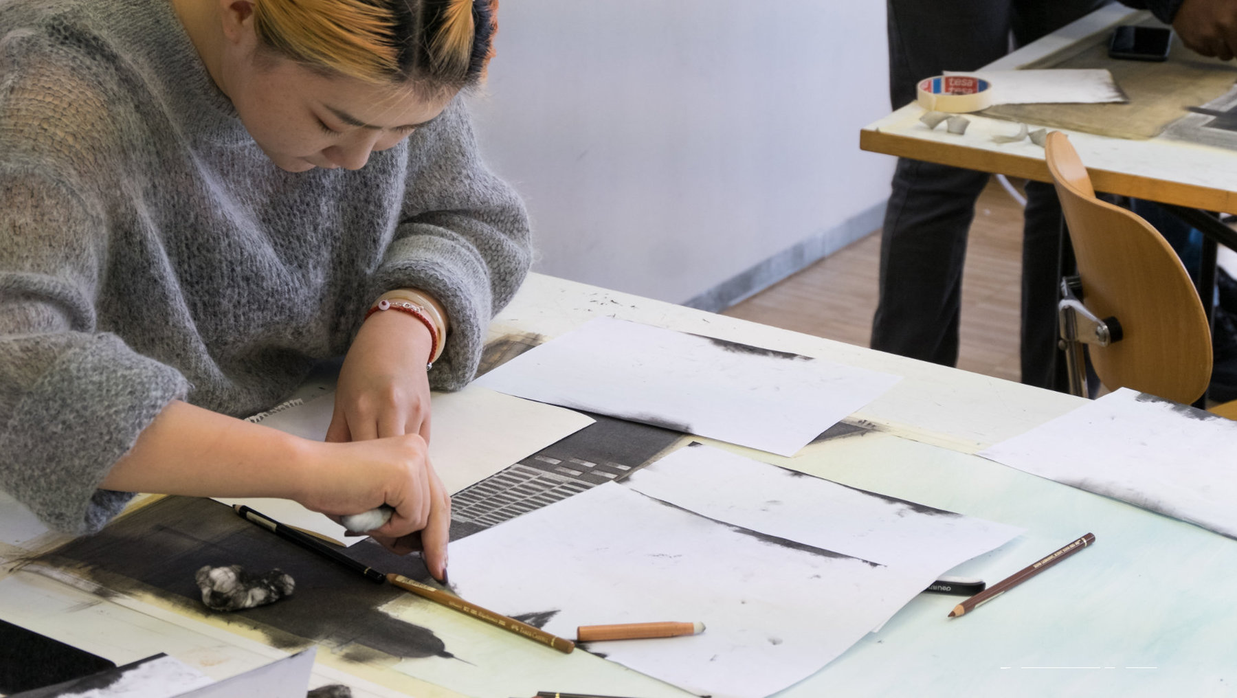 Workshop Colorierung mit Ölkreiden