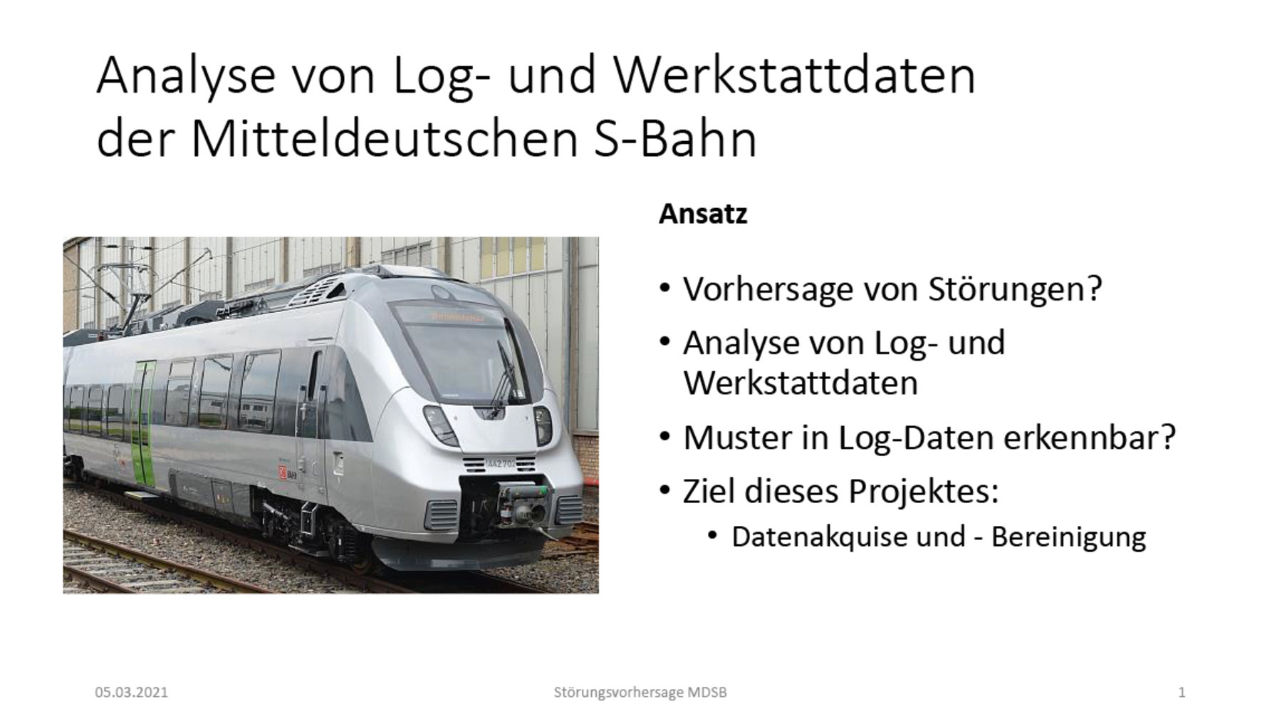 Folien-Screenshot mit dem Bild einer S-Bahn von Bombardier und Text 