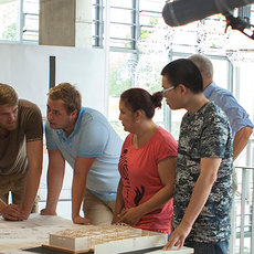 Studierende an der Hochschule Anhalt
