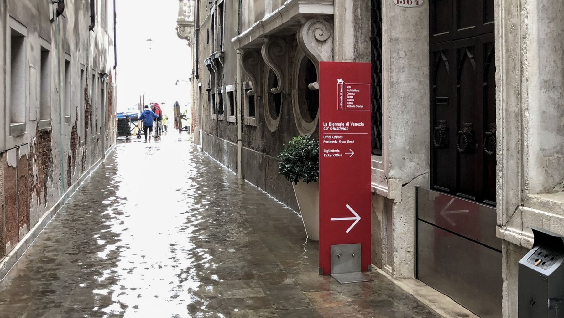Hochwasser in der Stadt