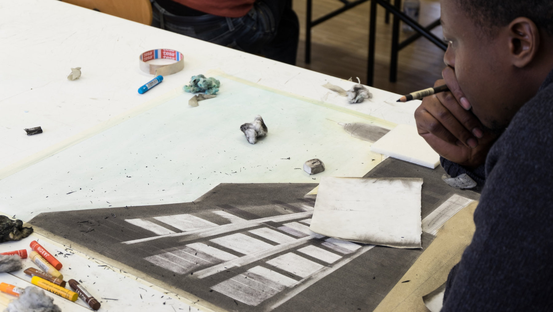 Workshop Colorierung mit Ölkreiden