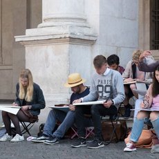 Architekturzeichnen in Bergamo 